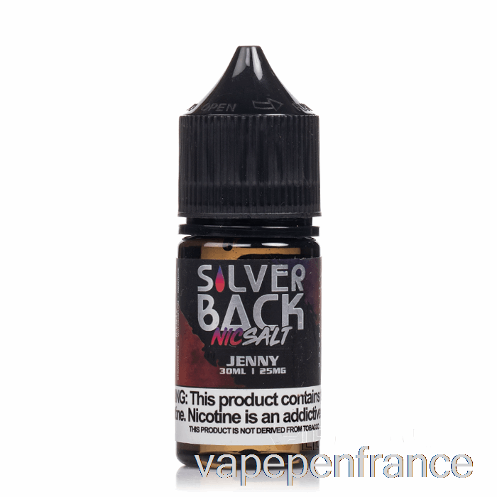 Jenny - Jus De Dos Argenté Co. Sels - 30 Ml 25 Mg Stylo Vape